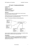 Sampling distributions