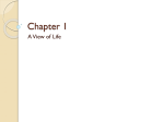 Chapter 1 - Advanced Biology