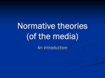 Normative theories (of press performance)
