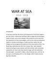 World War 1 The War at Sea