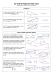 2D and 3D Trigonometry Facts