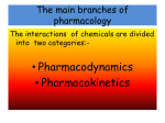 PHARMACOLOGY AND PRINCIPLES OF DRUG ACTION