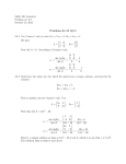 Math 310, Lesieutre Problem set #7 October 14, 2015 Problems for