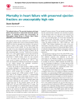 Mortality in heart failure with preserved ejection fraction: an