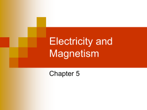 Archie`s Chapter 5 - Electricity and Magnetism (ASmith)