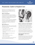 Pneumonia: Guide to Hospital Care