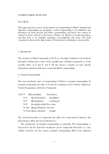 1. Introduction 2. Nominal compounding