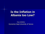 Is the Inflation in Albania so Low?