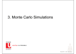 3. Monte Carlo Simulations - Department of Mathematics and Statistics