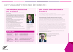 New Zealand welcomes investment