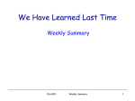 Weekly Review Slides - CSE Labs User Home Pages