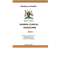 uganda clinical guidelines 2010