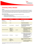 Coronary artery disease