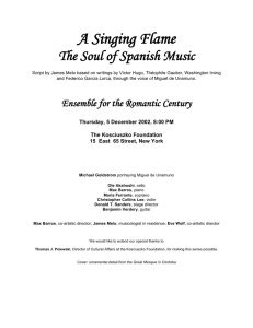 program  - Ensemble for the Romantic Century