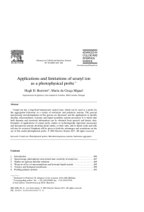 Applications and limitations of uranyl ion as a