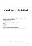 pamphlet on the Cold War 1945-64
