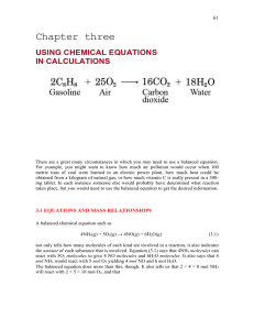 The science of chemistry is concerned