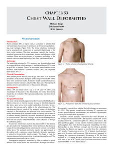 CHAPTER 53 Chest Wall Deformities