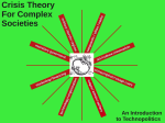 Crisis Theory For Complex Societies - Brian Holmes