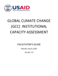 GCC Institutional Capacity Assessment Tool v1.0