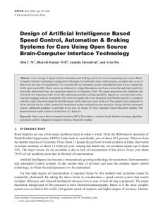 Design of Artificial Intelligence Based Speed Control, Automation