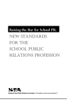 new standards for the school public relations profession