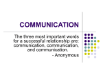 communication