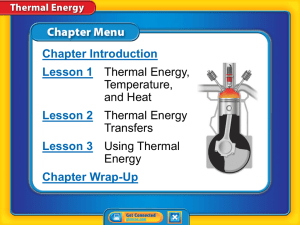 Thermal energy - geraldinescience