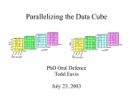 Parallelizing the Data Cube