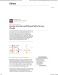 Seeing Gravitational Waves With Atomic Clocks - Forbes