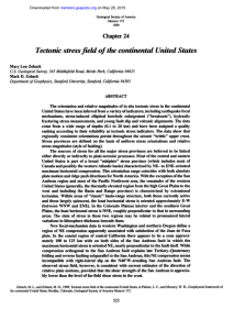 Tectonic stress field of the continental United States