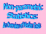 Definition of Non-Parametric Statistics: