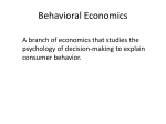 Behavioral Economics