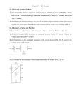 Tutorial 7 - DC Circuits