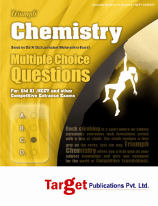 Chemistry MCQs - Target Publications