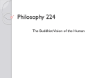 The Buddhist Vision of the Human