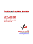 Banking on Predictive Analytics