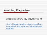 Plagiarism Copyright and Fair Use for students