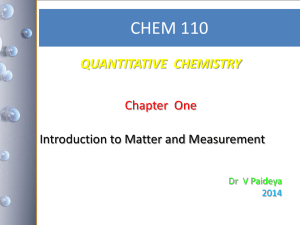 Chem 110 2014 - University of KwaZulu