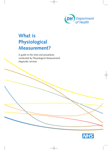 What is Physiological Measurement?