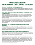 UNDERSTANDING NON-SMALL CELL LUNG CANCER