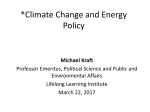 Climate Change and Energy Policy