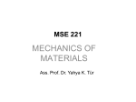 MECHANICS OF MATERIALS