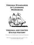 Virginia Standards of Learning Workbook Virginia and United States