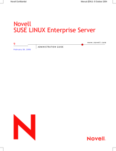 Novell SUSE LINUX Enterprise Server