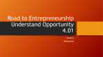 Road to Entrepreneurship ppt