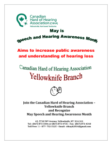Aims to increase public awareness and understanding of hearing loss