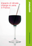 Impacts of climate change on wine in France