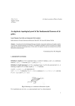 An algebraic topological proof of the fundamental theorem of al