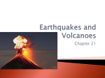 Earthquakes and Volcanoes